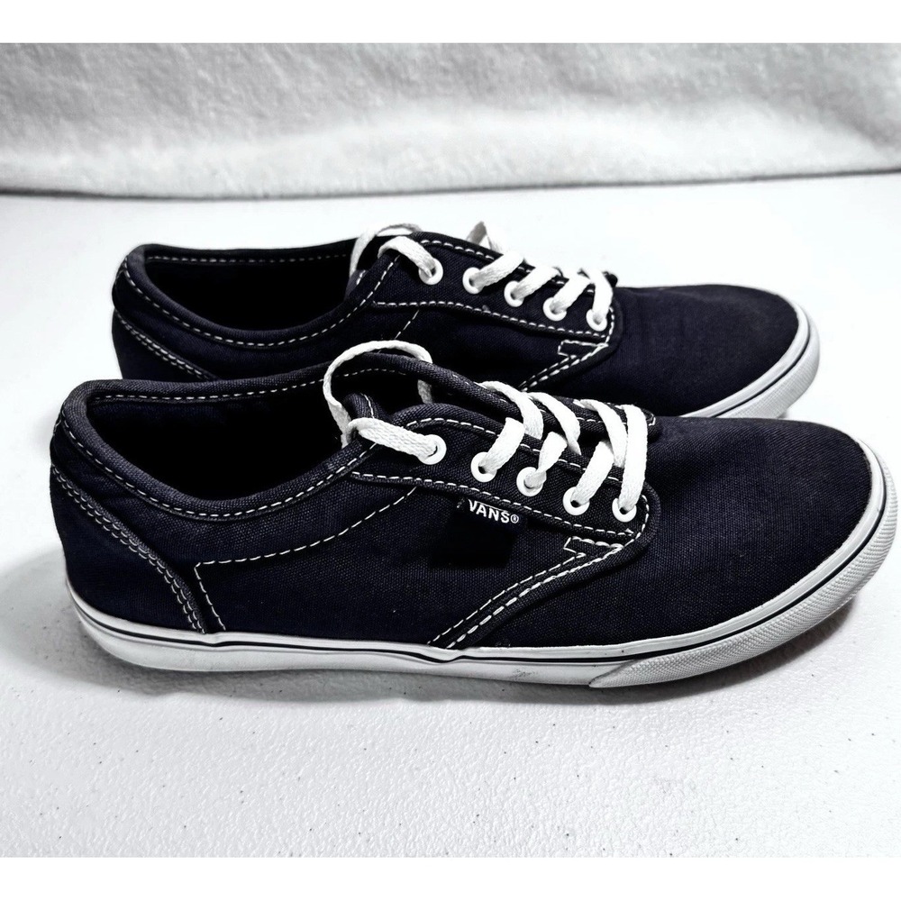 VANS Off The Walls Low Profile Canvas Lace Up Shoes Women 6 EUC OLDSTOCK